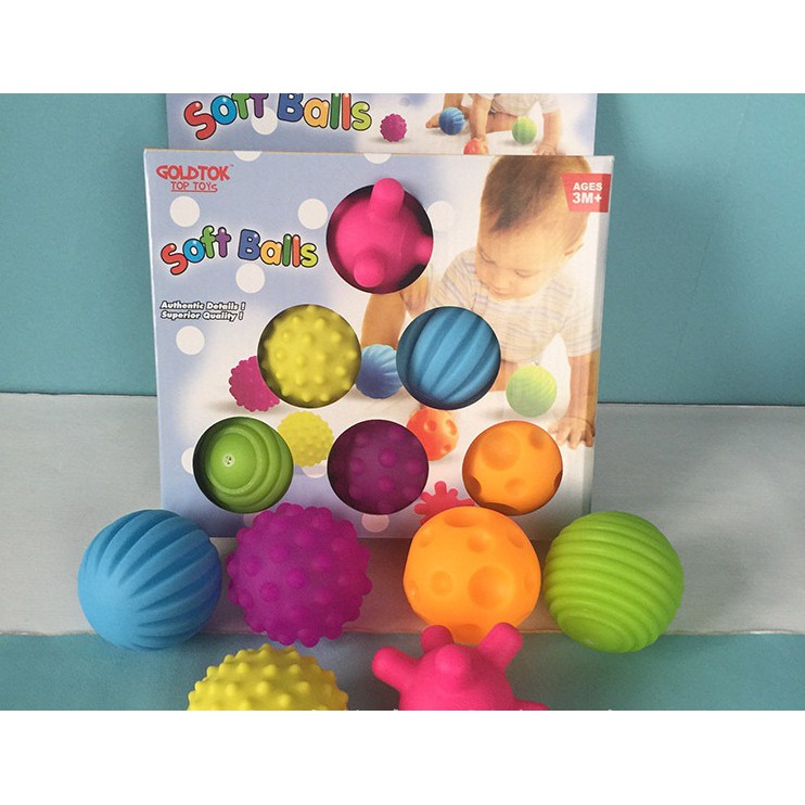 Bộ bóng Soft ball phát triển cảm quan cho bé 6-18 tháng