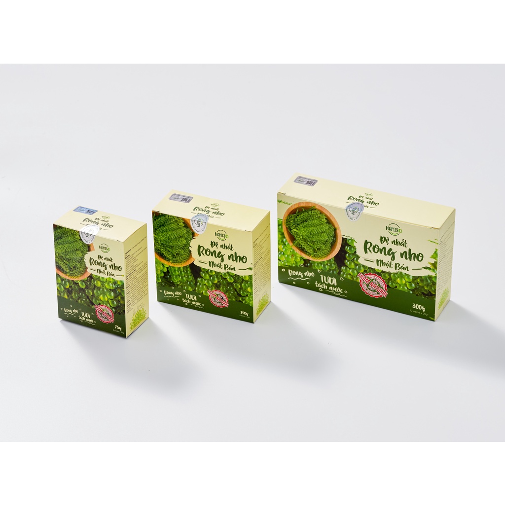 Rong Nho Namiso Rong Nho Tách Nước 100% Organic Theo Công Nghệ Nhật Bản