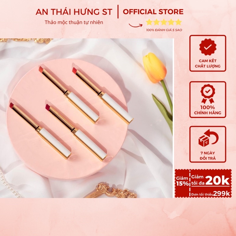 SON SÁP THẢO DƯỢC TẢO’S hoàn toàn từ thảo dược không chì, bền màu
