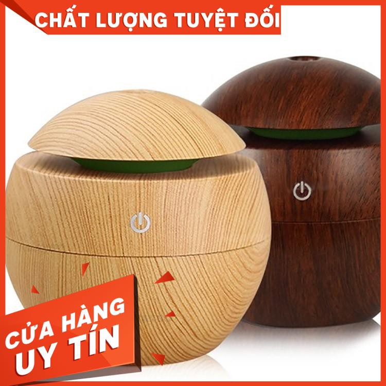 [ HÓT ] - Máy Phun Sương Tạo Ẩm Khuếch Tán Tinh Dầu Vân Gỗ - Máy Xông Tinh Dầu Phun Sương Giúp Làm Thơm Phòng Ngủ,Phòng