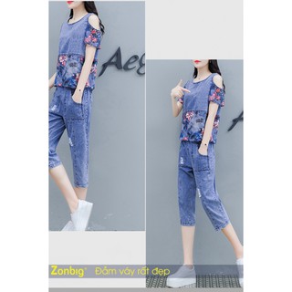 Set Bộ Họa Tiết Hoa Nhẹ Nhàng - Zonbig