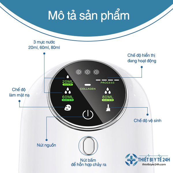 Máy Làm Mặt Nạ Trái Cây Tươi Tại Nhà, Máy Đắp Mặt Nạ Thạch Automatic Cao Cấp