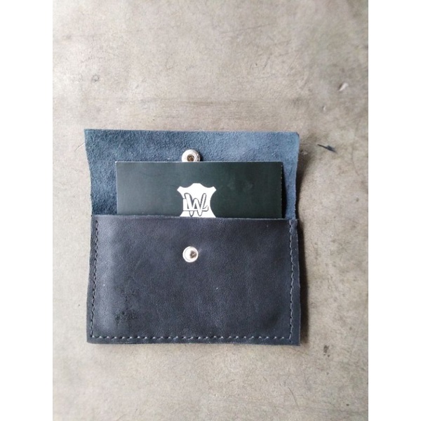 Ví thẻ namecard da bò thật 100% handmade Leather World