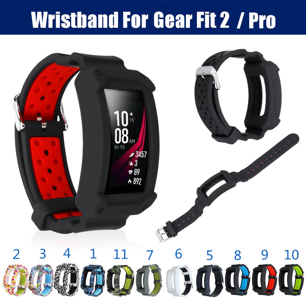 Dây đeo thay thế bảo vệ thời trang dành cho đồng hồ thông minh Samsung Gear Fit 2