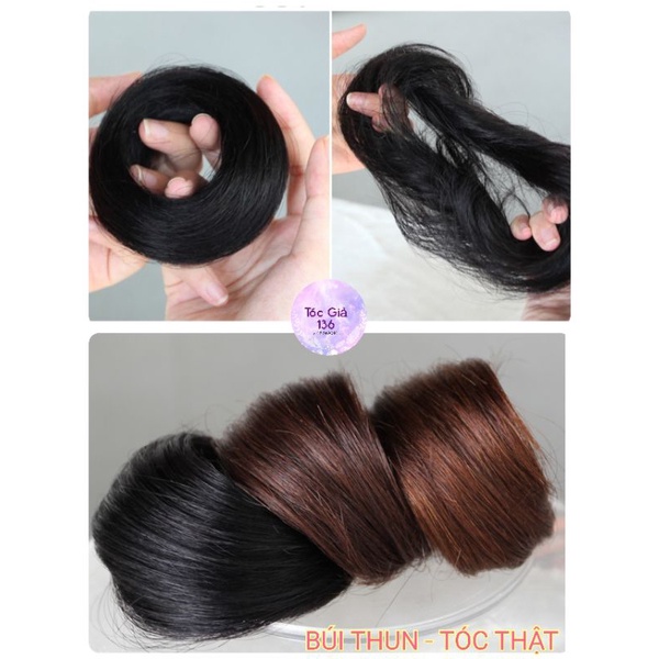 💟 TÓC BÚI THUN CO GIÃN  💟 TÓC GIẢ 136