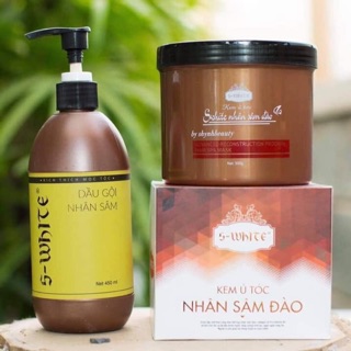 Combo gội ủ nhân sâm đào