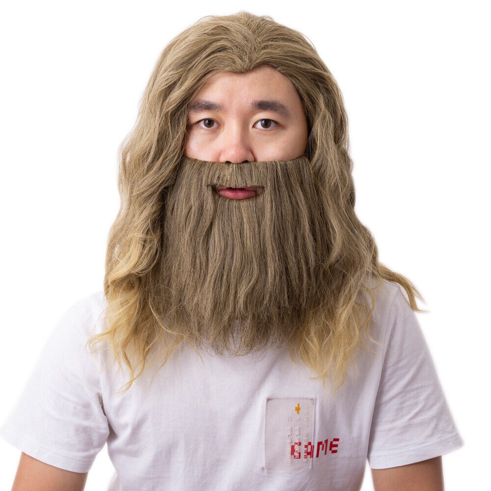 Bộ Tóc Giả Bằng Sợi Tổng Hợp Kháng Nhiệt Hóa Trang Nhân Vật Thor / Love Và Thunder Cho Tiệc Halloween