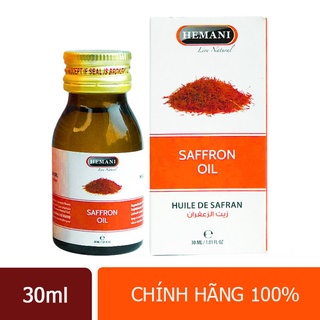 Saffron Oil Hemani 30ml chính hãng / Tinh dầu nhụy hoa nghệ tây
