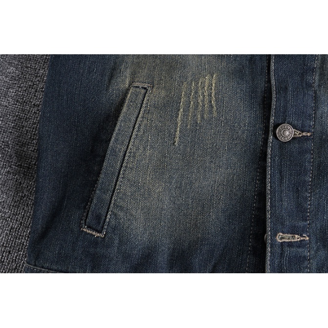 Áo khoác Jean bụi phong cách Retro