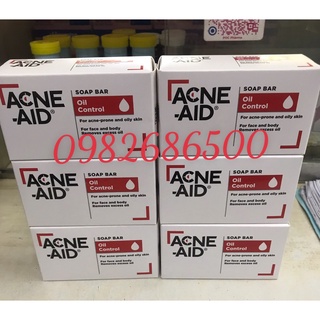 XÀ PHÒNG TẮM ACNE AID MẪU MỚI