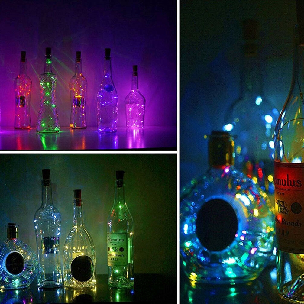 Dây đèn 10 / 20 Led nhiều màu dùng trang trí