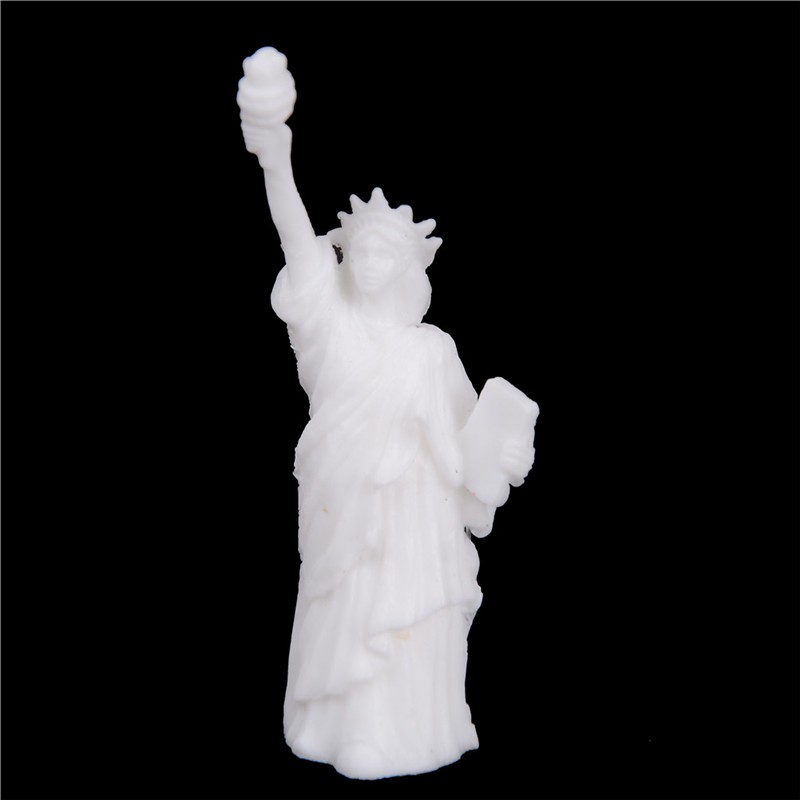 [superhomestore]Miniature Dollhouse Accessories Scene Model Statue of Liberty Toy Girl Gift