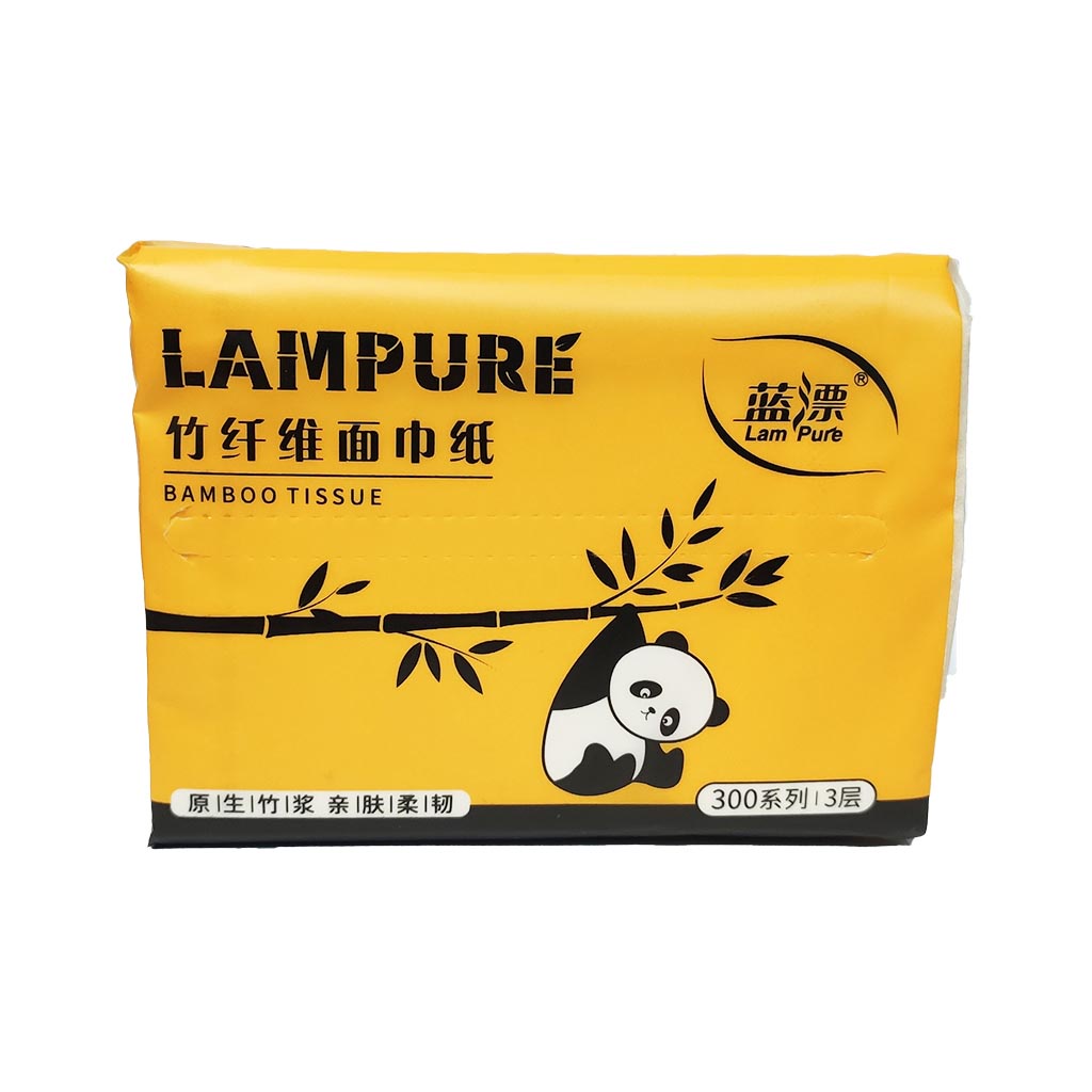 KHĂN GIẤY ĂN GẤU TRÚC GÓI HIỆU SIPIAO/ LAMPURE GÓI LẺ