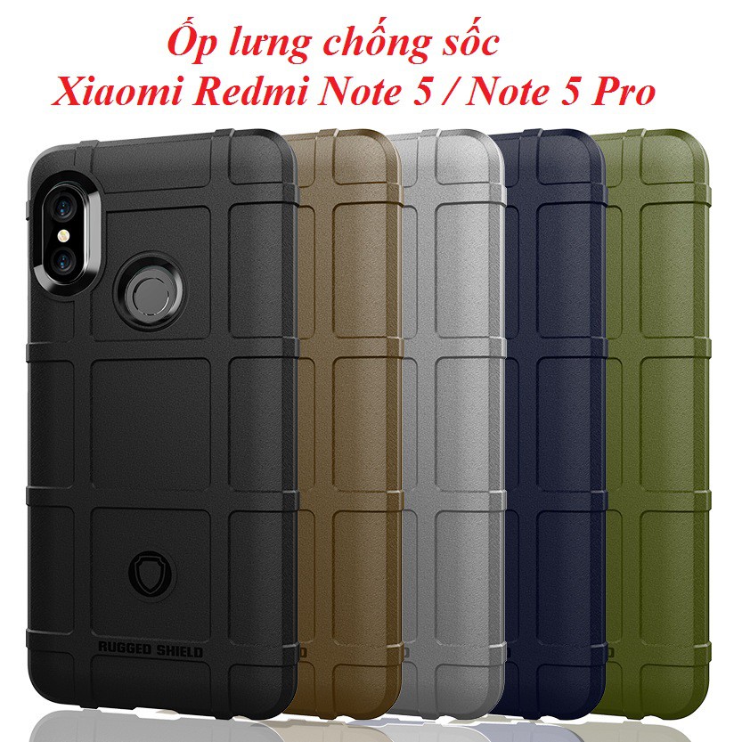 Ốp lưng chống sốc Xiaomi Redmi Note 5 / Note 5 Pro - Bảo vệ máy tối đa, không bám vân tay và mồ hôi