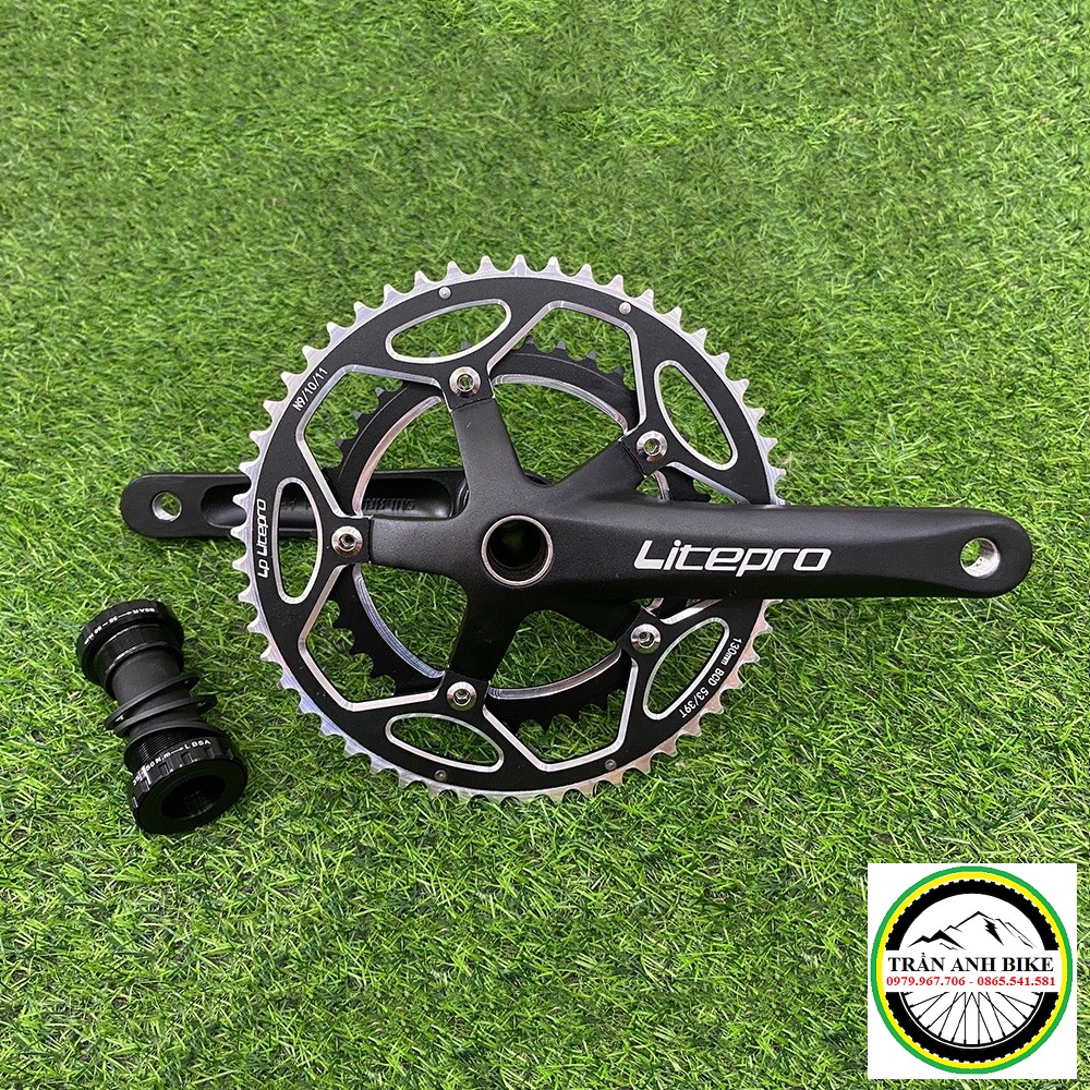 Đùi đĩa  rỗng xe đạp LITEPRO 39-53T