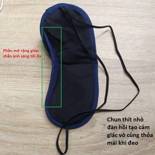 Bịt mắt ngủ hàng không giúp dễ ngủ