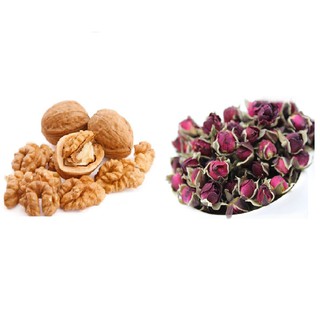 Quả óc chó Sapa 1kg + 200g Trà hoa hồng Tây Tạng