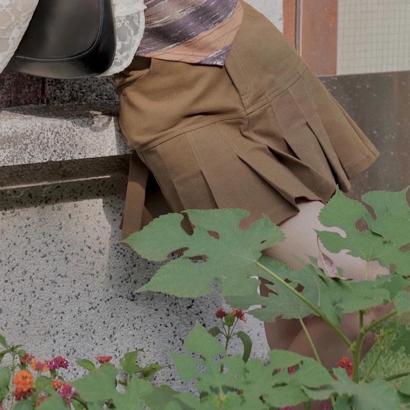 FREESHIP - CHÂN VÁY BÒ CHỮ A 2 MÀU NÂU ĐEN | BigBuy360 - bigbuy360.vn