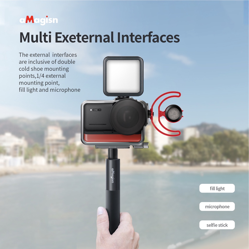 Khung Kim Loại Bảo Vệ Máy Ảnh Hành Động One RS Action Panoramic One RS 2