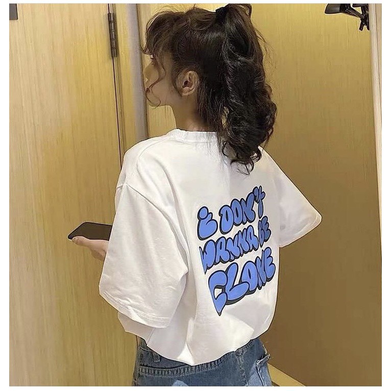 Áo thun tay lỡ CoolZ phông Unisex nam nữ Cotton oversize form rộng Cô gái Look CZ098 | BigBuy360 - bigbuy360.vn