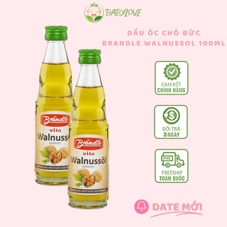 Dầu óc chó cho bé ăn dặm, dầu Brandle Vita Walnussol Đức nguyên chất 100ml