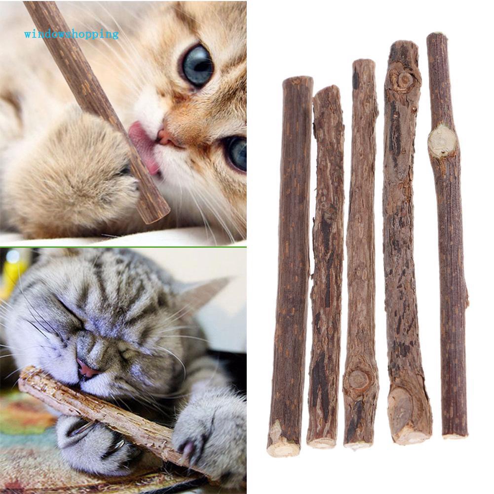 Que gặm chuyên dụng làm sạch răng cho mèo cưng