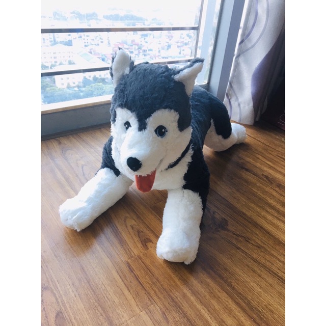 Chó bông Husky lớn 57cm LIVLIG IKEA chính hãng.