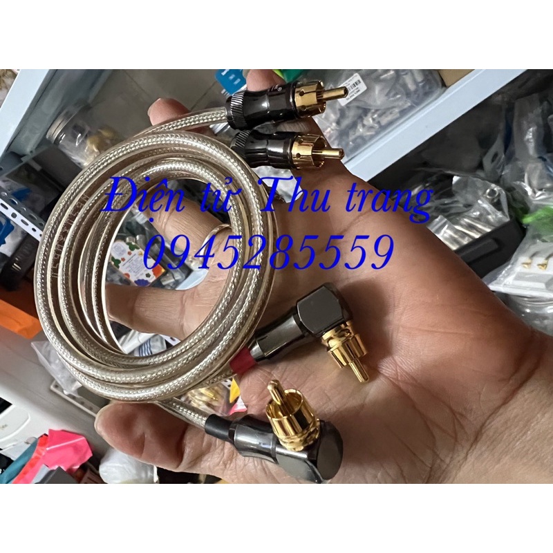 Dây av hoa sen TH408 cong kết nối amply chống nhiễu chống ù siêu tốt