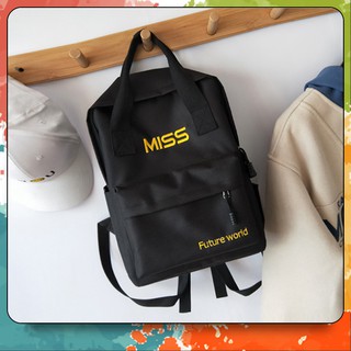 Balo Nữ Đi Học Hàn Quốc Thêu Chữ MISS BL007