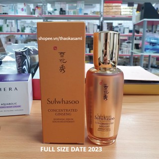 Tinh Chất Nhân Sâm Cô Đặc Tái Tạo Da Sulwhasoo Concentrated Ginseng Renewing Serum 50Ml