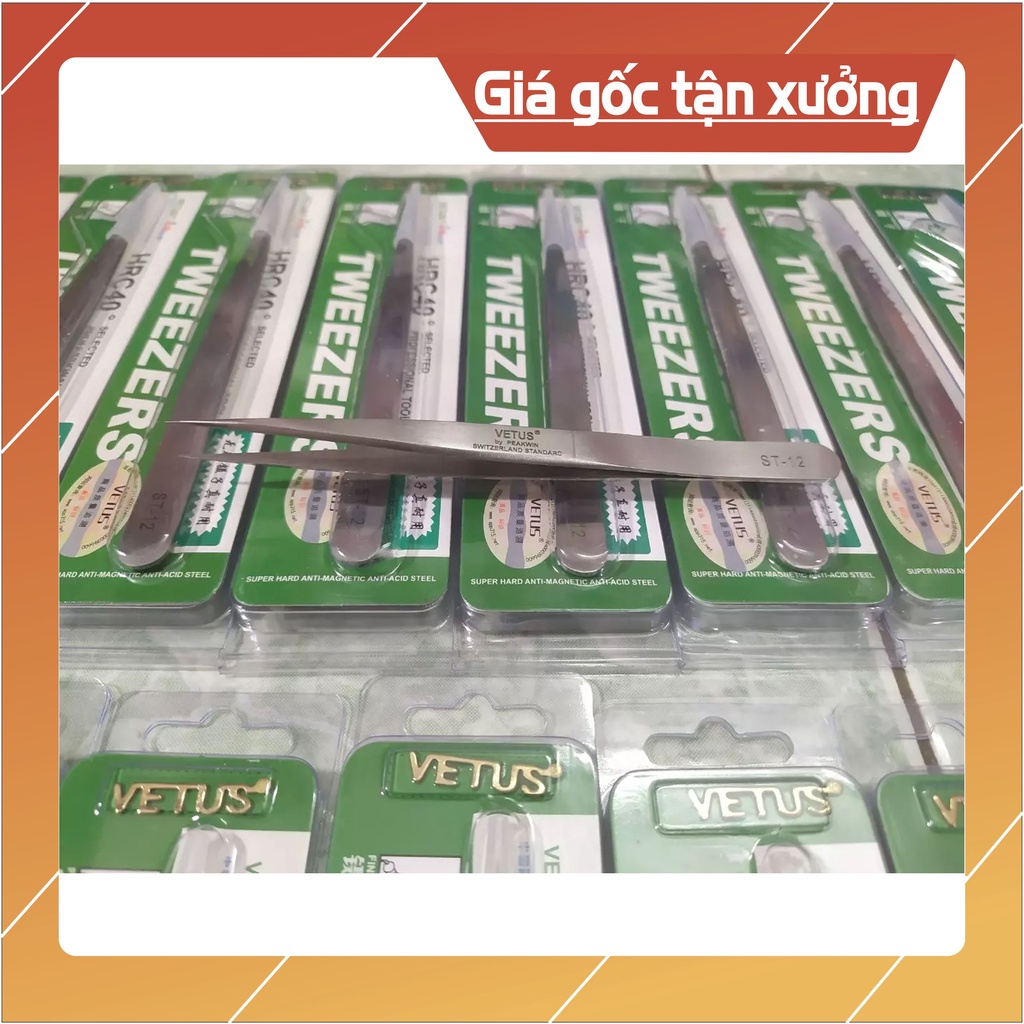 Nhíp Gắp/Kẹp Linh Kiện Vetus TS-12 Chất Lượng Cao