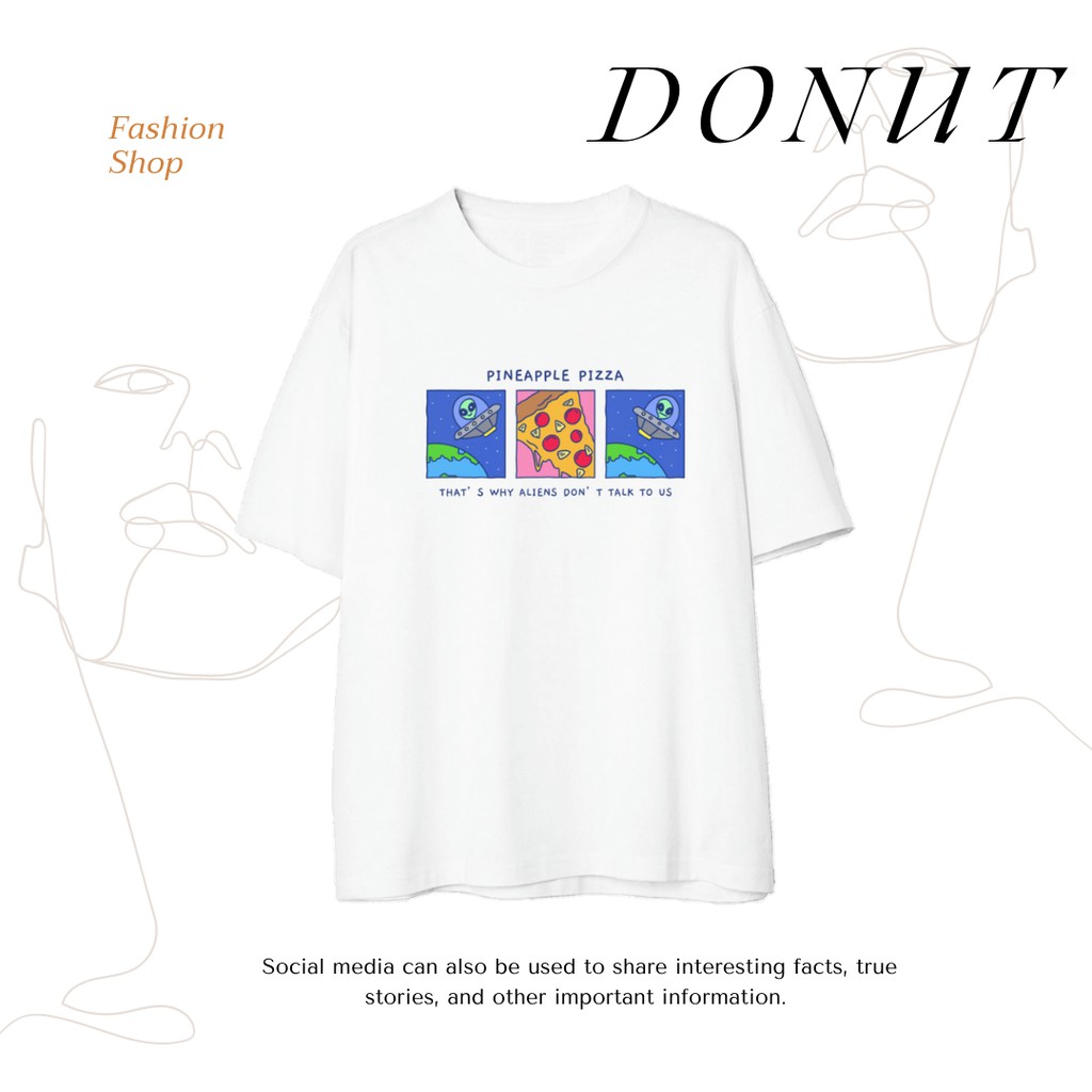 ÁO THUN COTTON OVERSIZE UNISEX FUNNY CARTOON