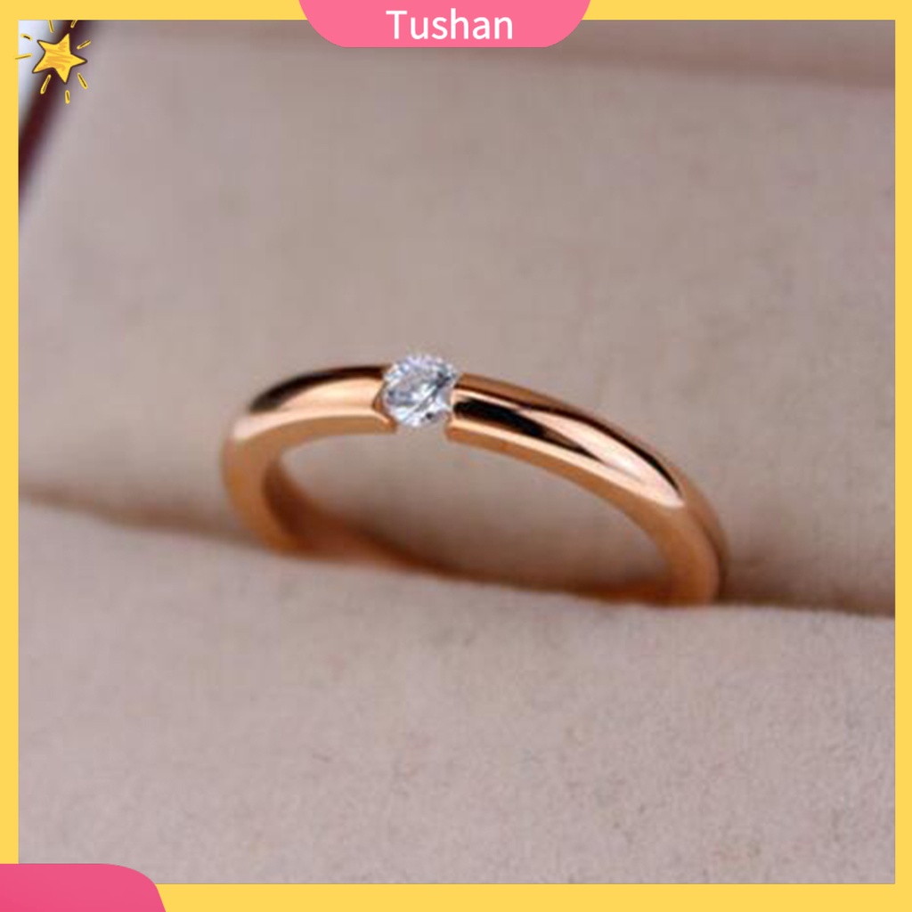 Nhẫn đeo tay kim loại đính đá lấp lánh thời trang nữ