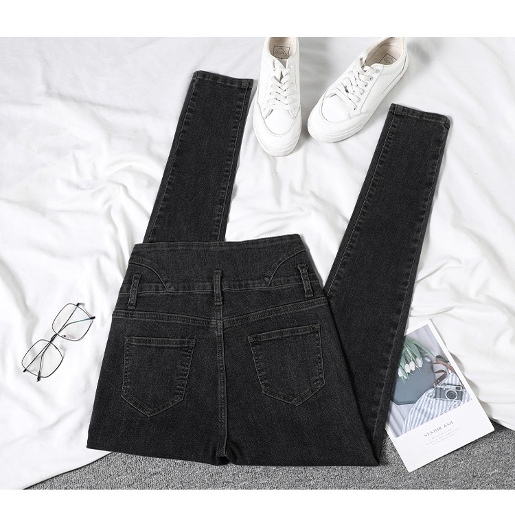 Ultra Quần Jeans Nữ Lưng Cao Dáng Bút Chì Thời Trang