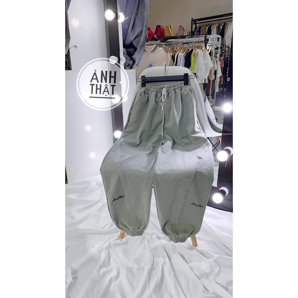 [GIÁ HỦY DIỆT] Quần Jocgger Nỉ Bo Chân Thêu Chữ Chất Nỉ Ngoại Dày Đẹp Có Size Unisex Nam Nữ Ulzzang