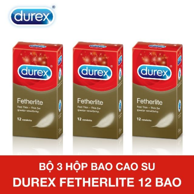 [BỘ 3 HỘP] Bao cao su Durex Pleasuremax ( hộp 10 cái)