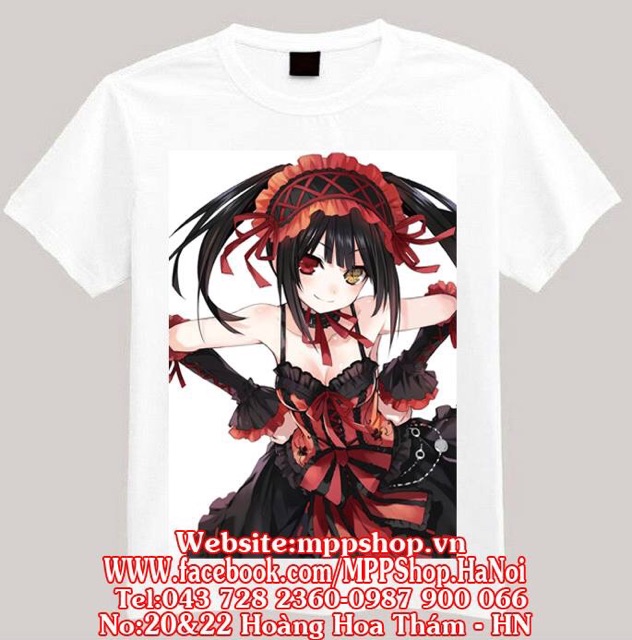 Áo anime cộc tay in hình truyện tranh đủ truyện đủ size