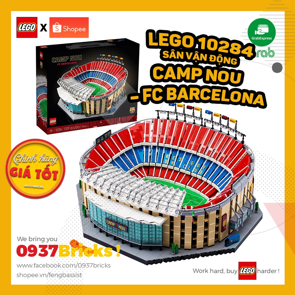 LEGO 10284 Camp Nou – FC Barcelona - SÂN VẬN ĐỘNG NOU CAMP