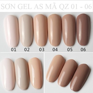 SƠN GEL AS MÃ QZ chai đen 15ml