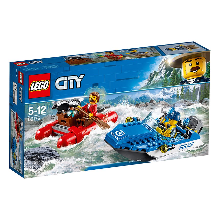 Lego City 60176_Thuyền Hơi Tẩu Thoát(126 chi tiết)