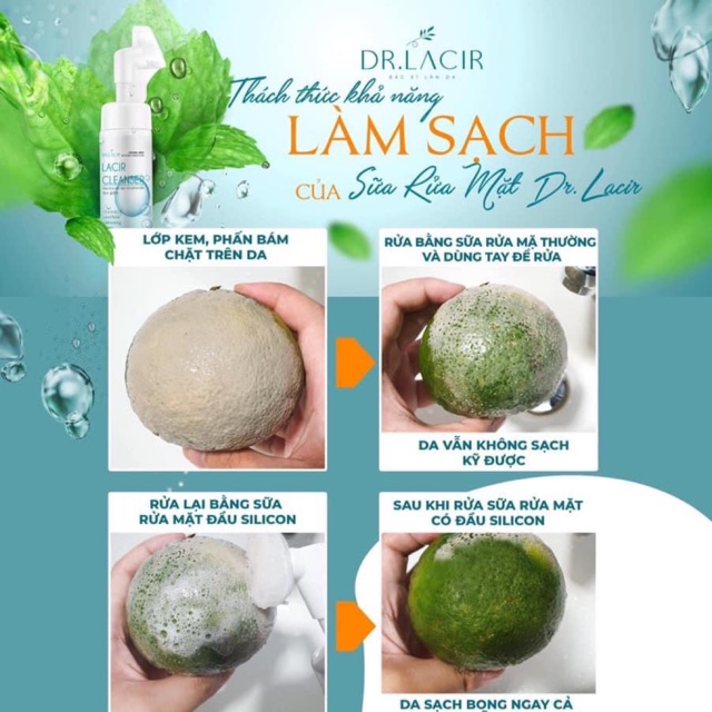 Sữa rửa mặt dr lacir