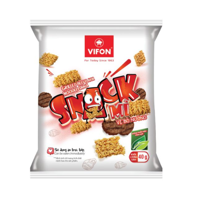 Snack mì Vifon vị hải sản chua cay/ wasabi gói 40gr