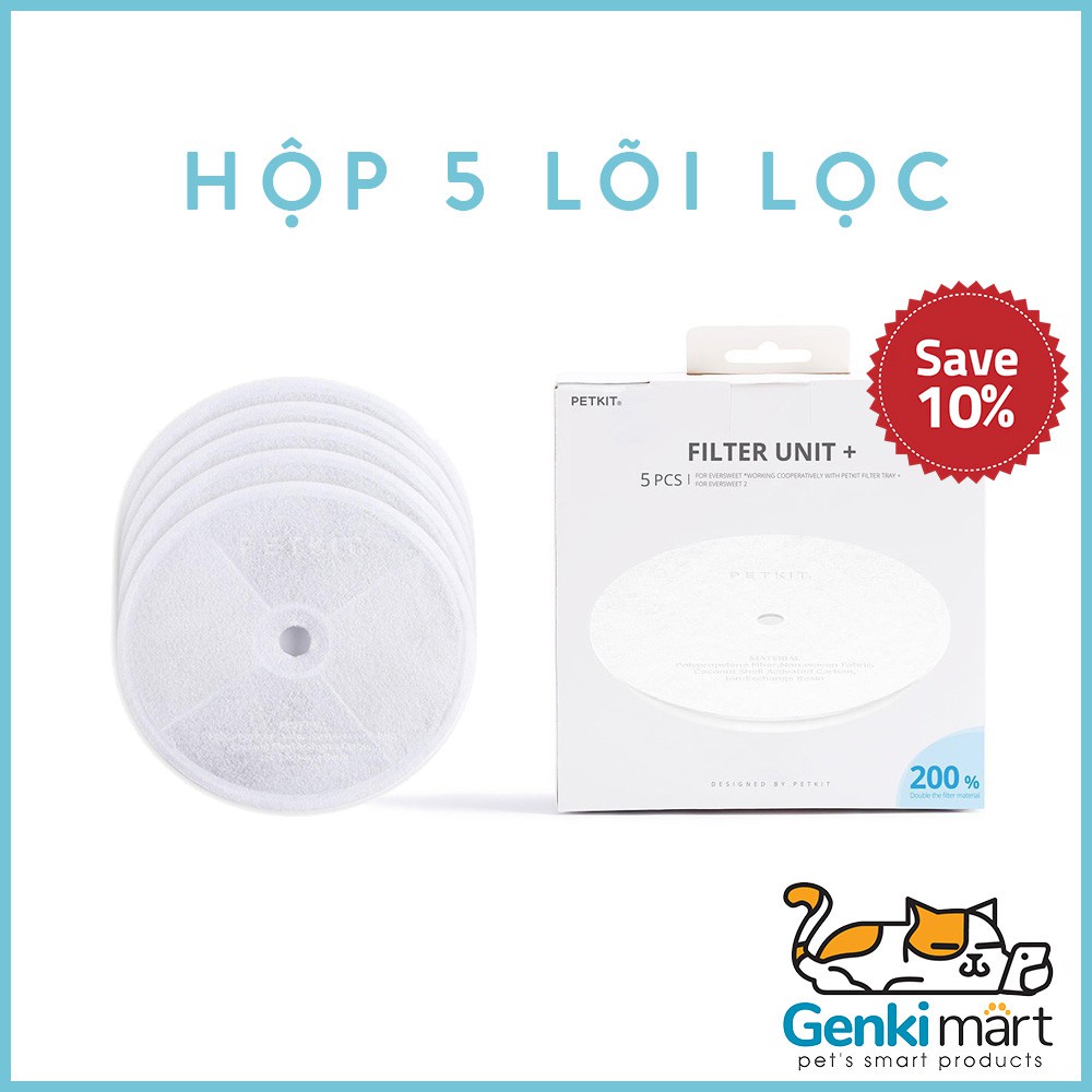 Miếng lọc thay thế cho máy lọc nước Petkit 3.0 - Fountain Waterer Replacement Filters 3.0