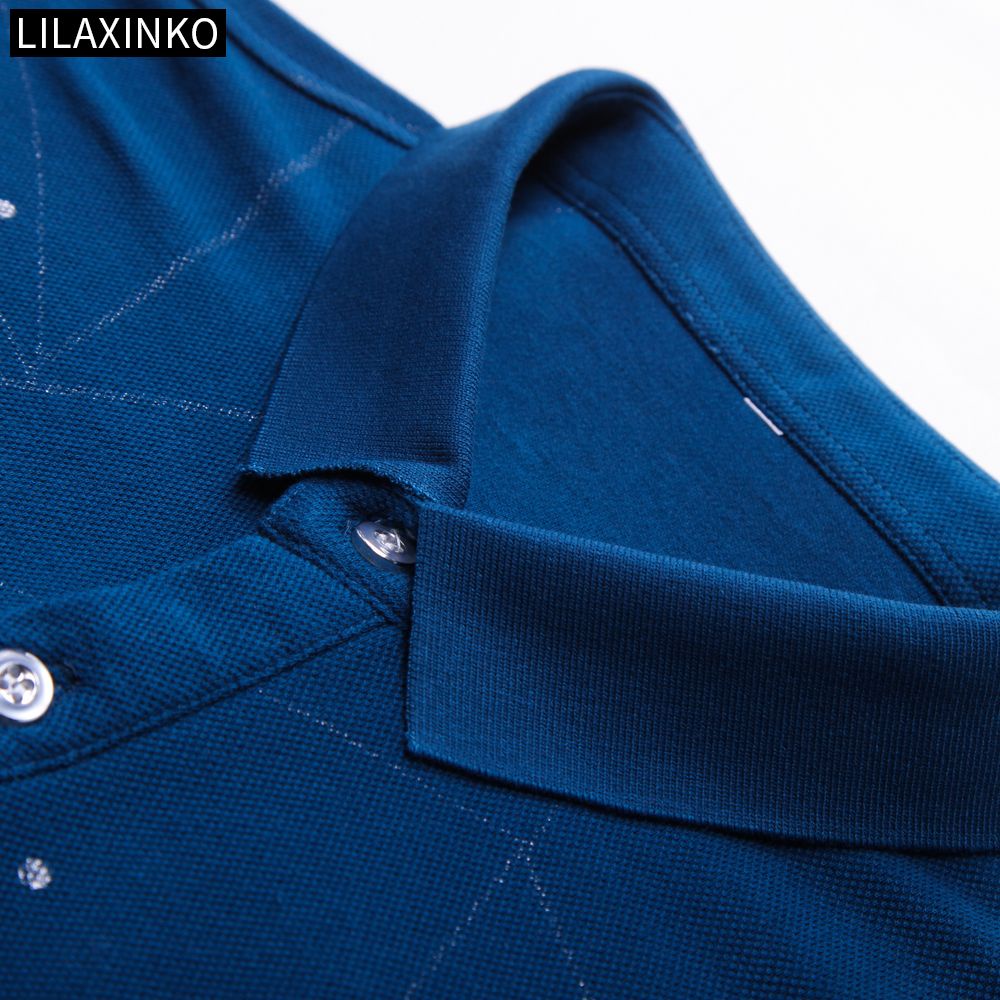 Áo Thun Polo Cotton Tay Dài Kẻ Sọc 3 Màu Thời Trang Thu Đông Cho Nam