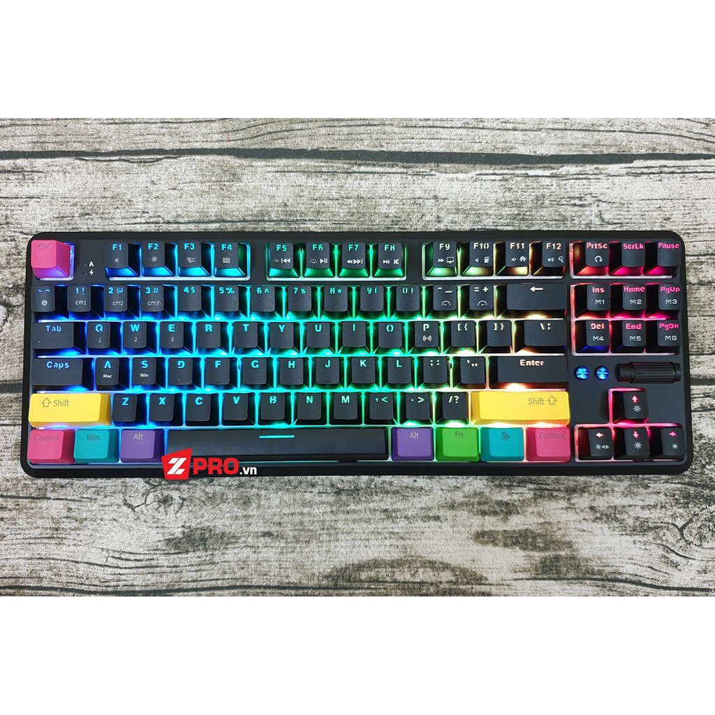 Bàn phím cơ Bluetooth Ajazz K870T RGB - Black