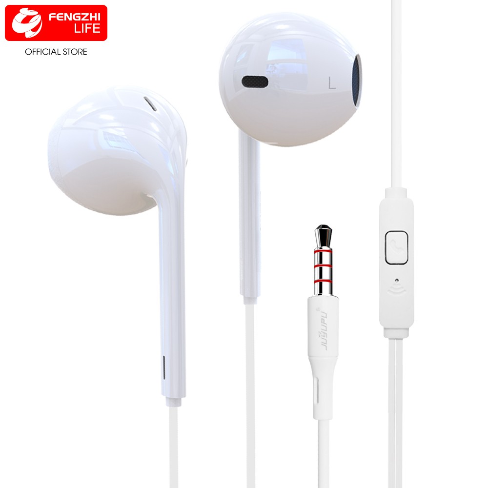 Tai nghe FENGZHI K1 có dây jack 3.5mm chính hãng cho iPhone Samsung OPPO VIVO HUAWEI XIAOMI tai nghe nhét tai