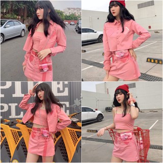 Set Natthy Crystal màu hồng NATTHY STYLE