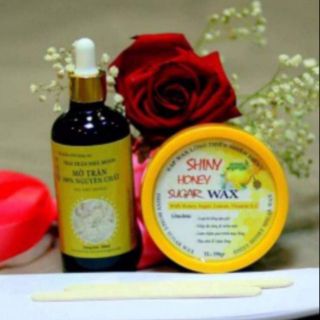 Combo wax tẩy lông vĩnh viễn Shiny Honey