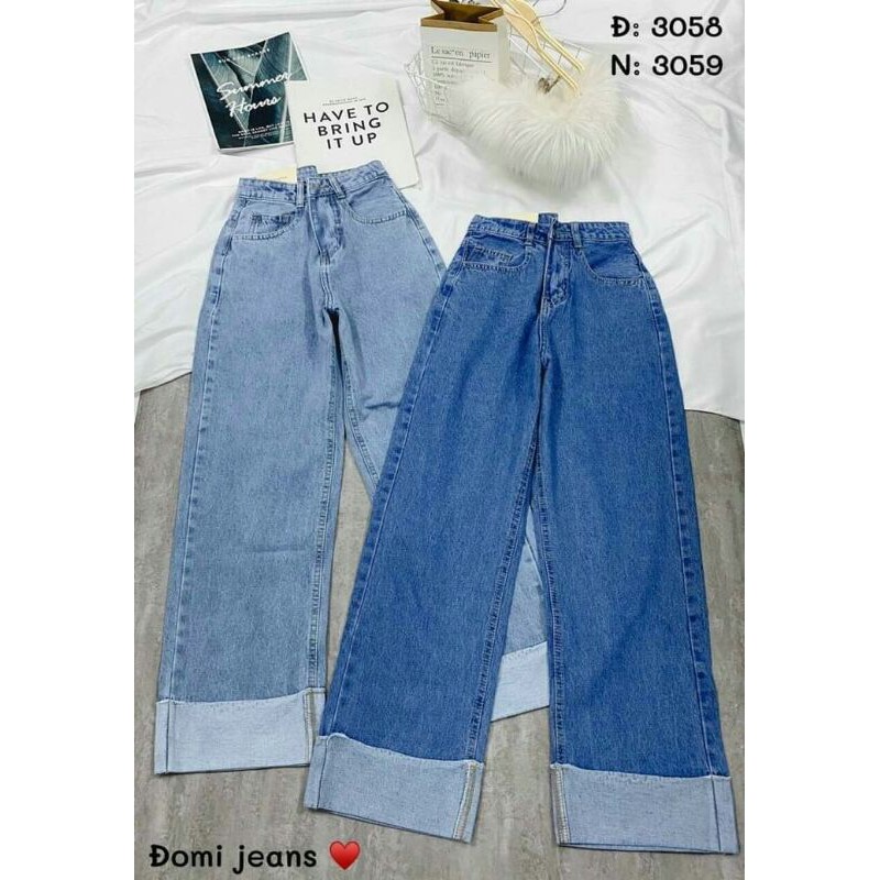jeans xuông nữ
