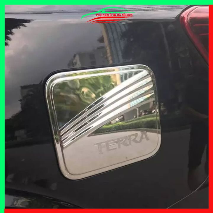 Ốp nắp xăng Terra 2018-2023 mạ crom bảo vệ chống trầy trang trí ô tô